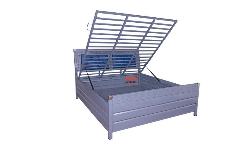 King size bed with hydraulic storage