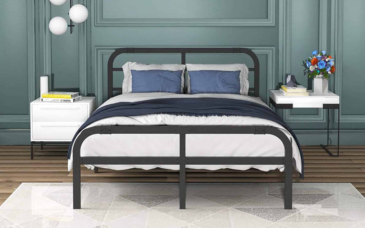 King Size Bed Frame With Headboard