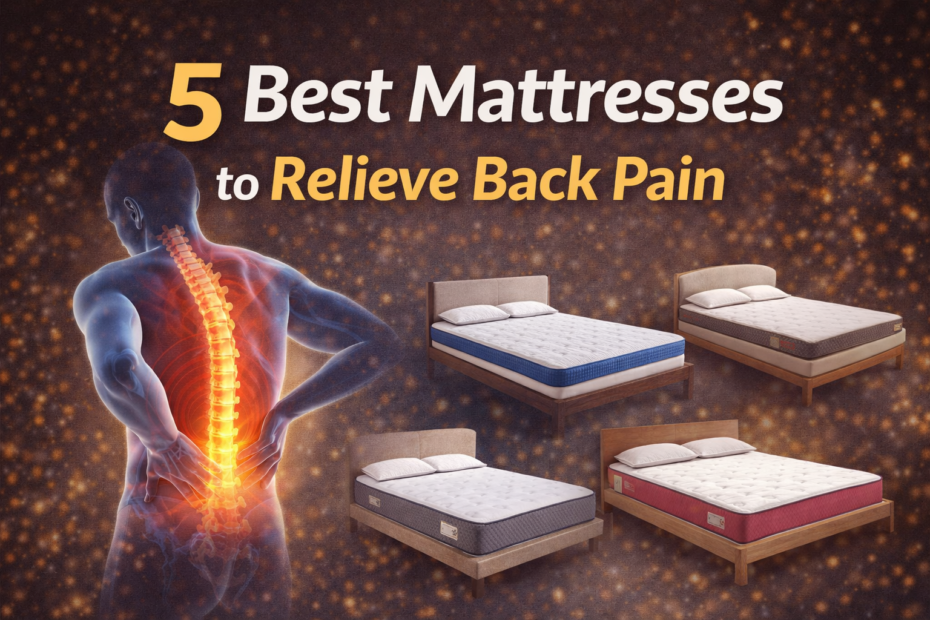 5 best mattresses to relieve back pain