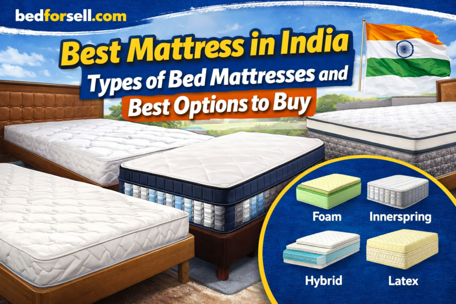 Best mattress in India- Types of bed mattresses and best options to buy