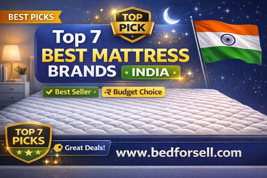 Top 7 Mattress Brands in India for the Best Sleep