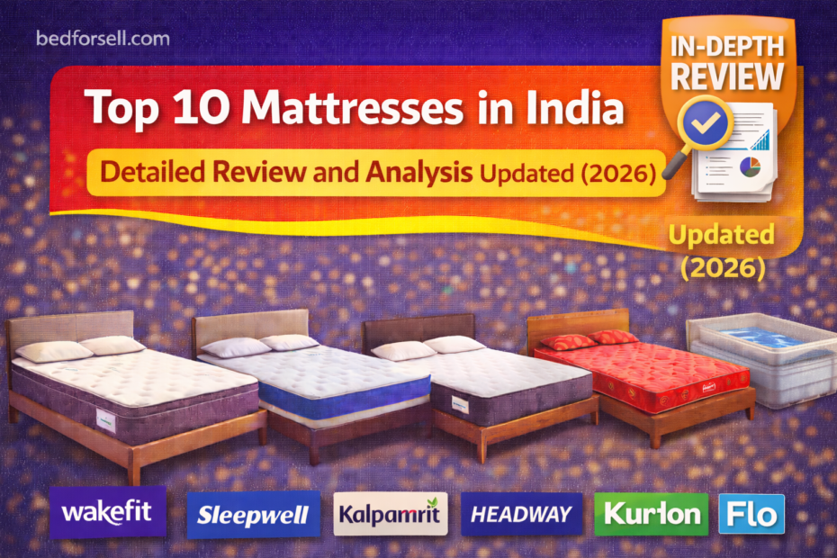 Top 10 Mattresses in India-Detailed Review and Analysis Updated (2026)